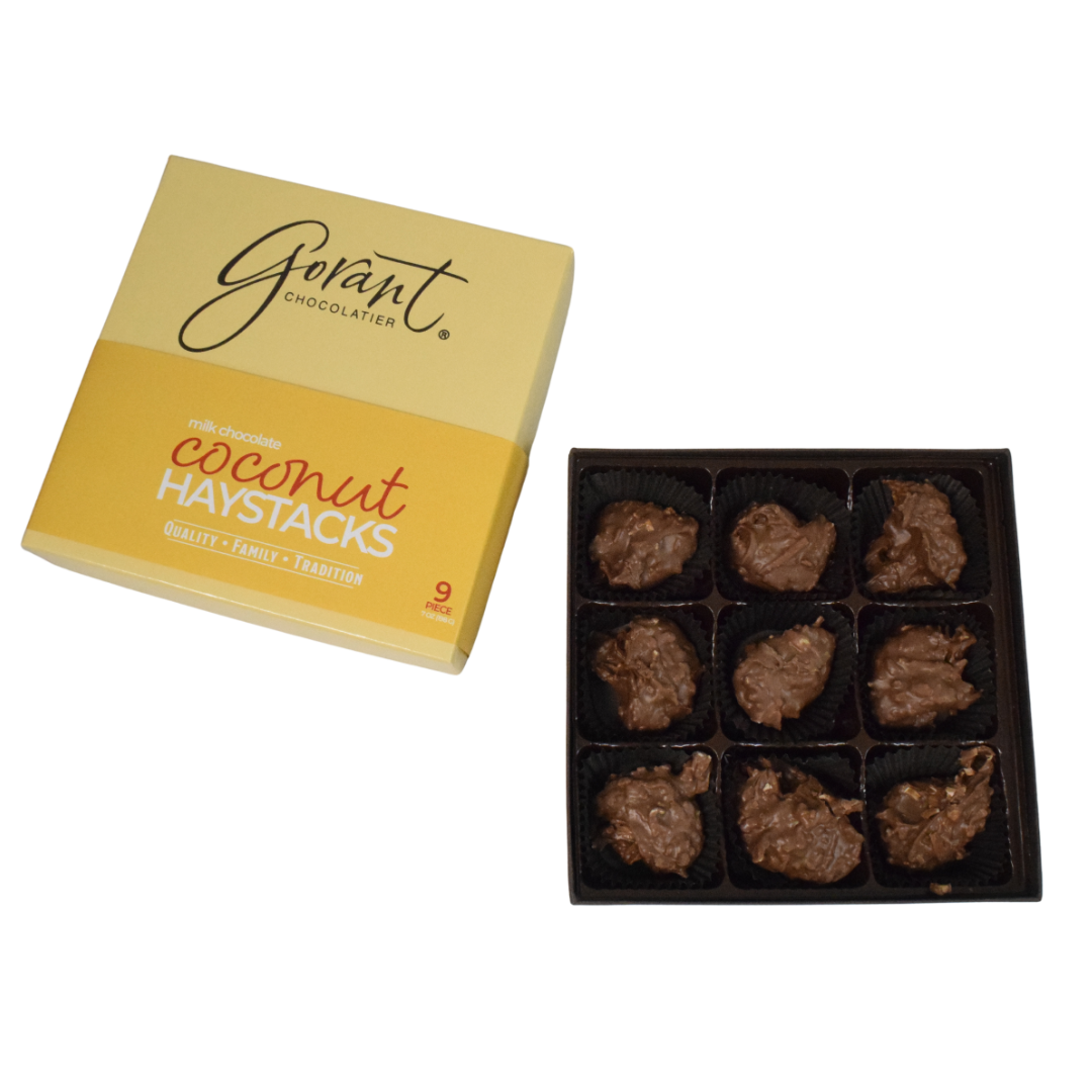 Milk Chocolate Coconut Haystacks - 9 Piece