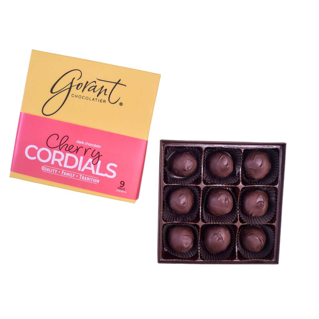 Dark Chocolate Cherry Cordials - 9 Piece