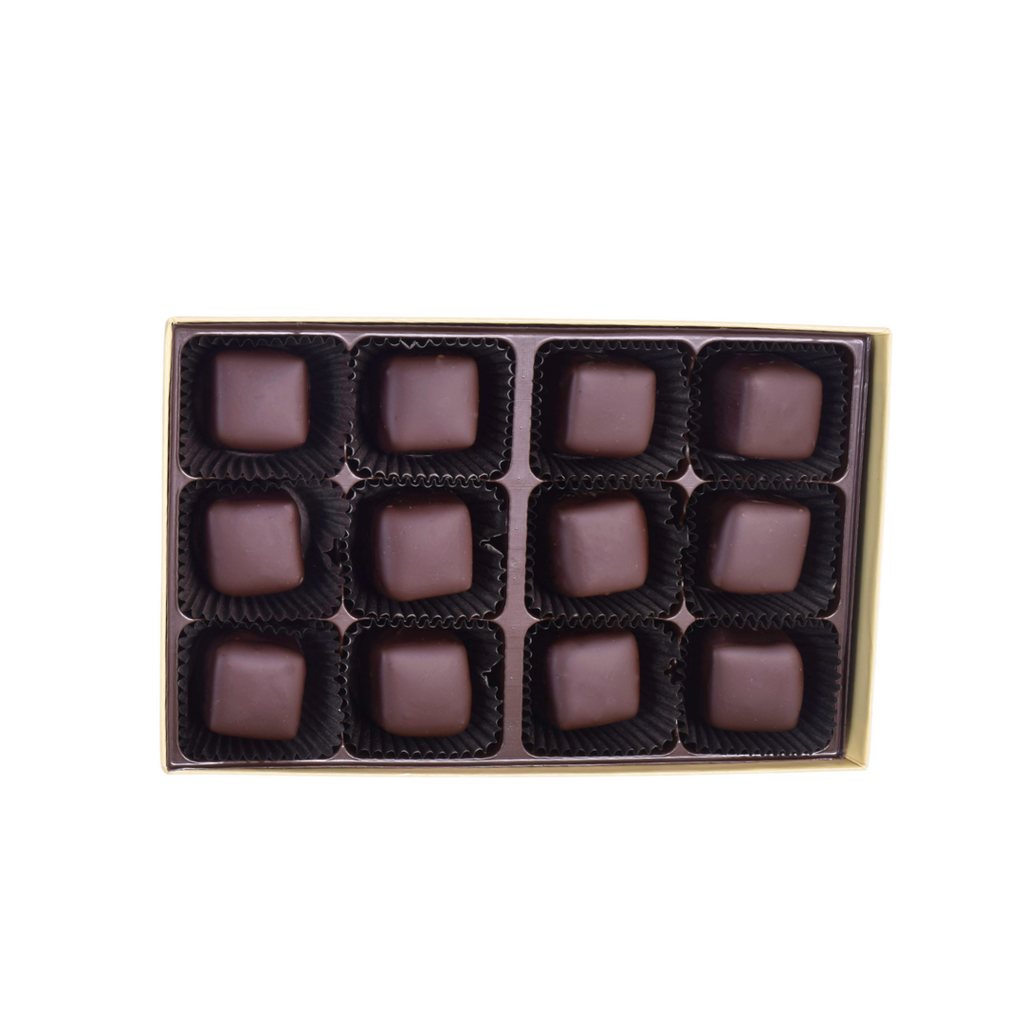 Dark Chocolate French Mints- 12 Piece