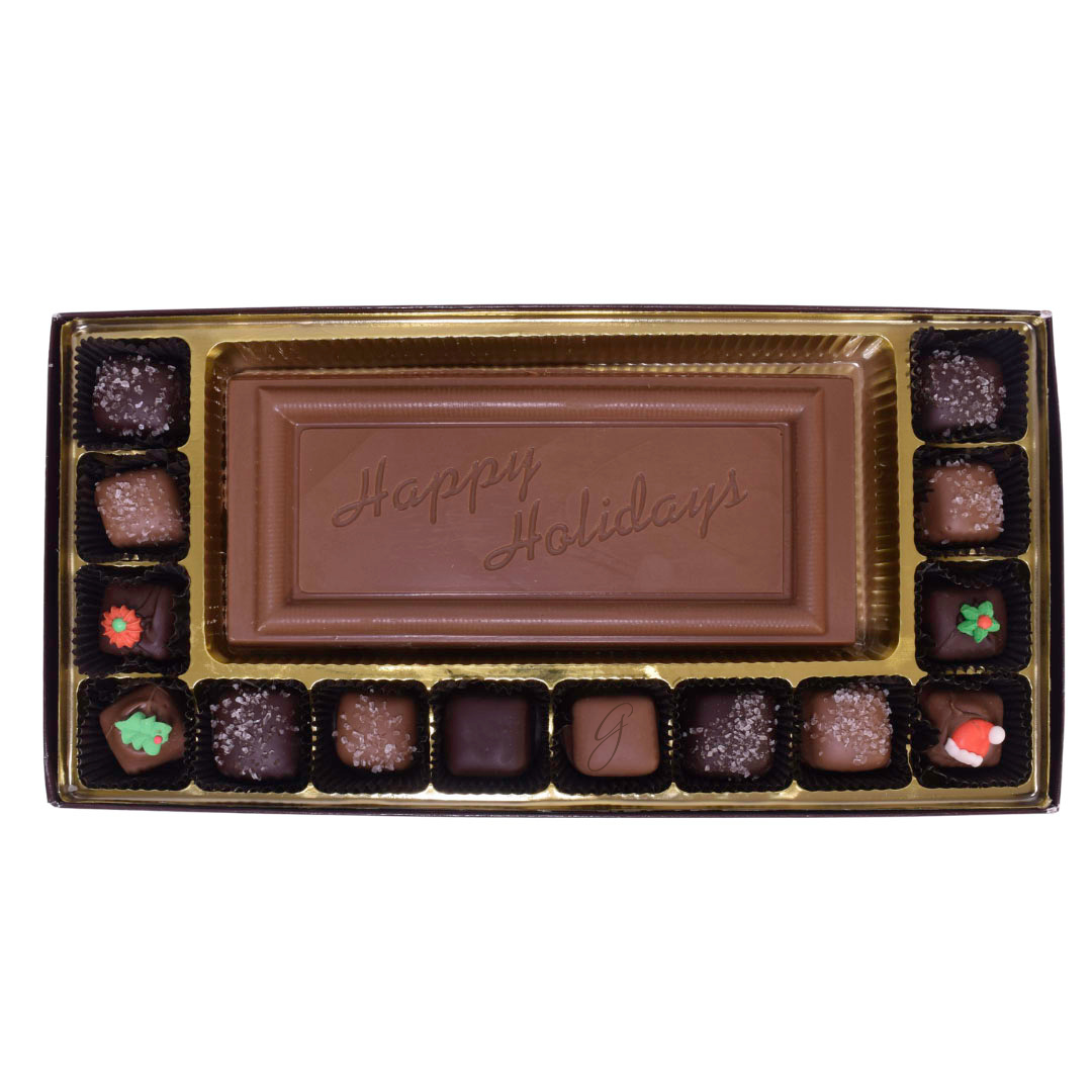 Holiday Candy Bar Gift Box
