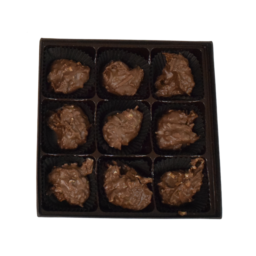Milk Chocolate Coconut Haystacks - 9 Piece
