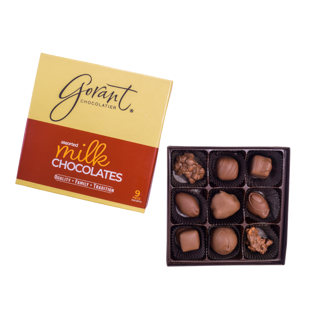 Milk Chocolate Assortment - 9 Piece
